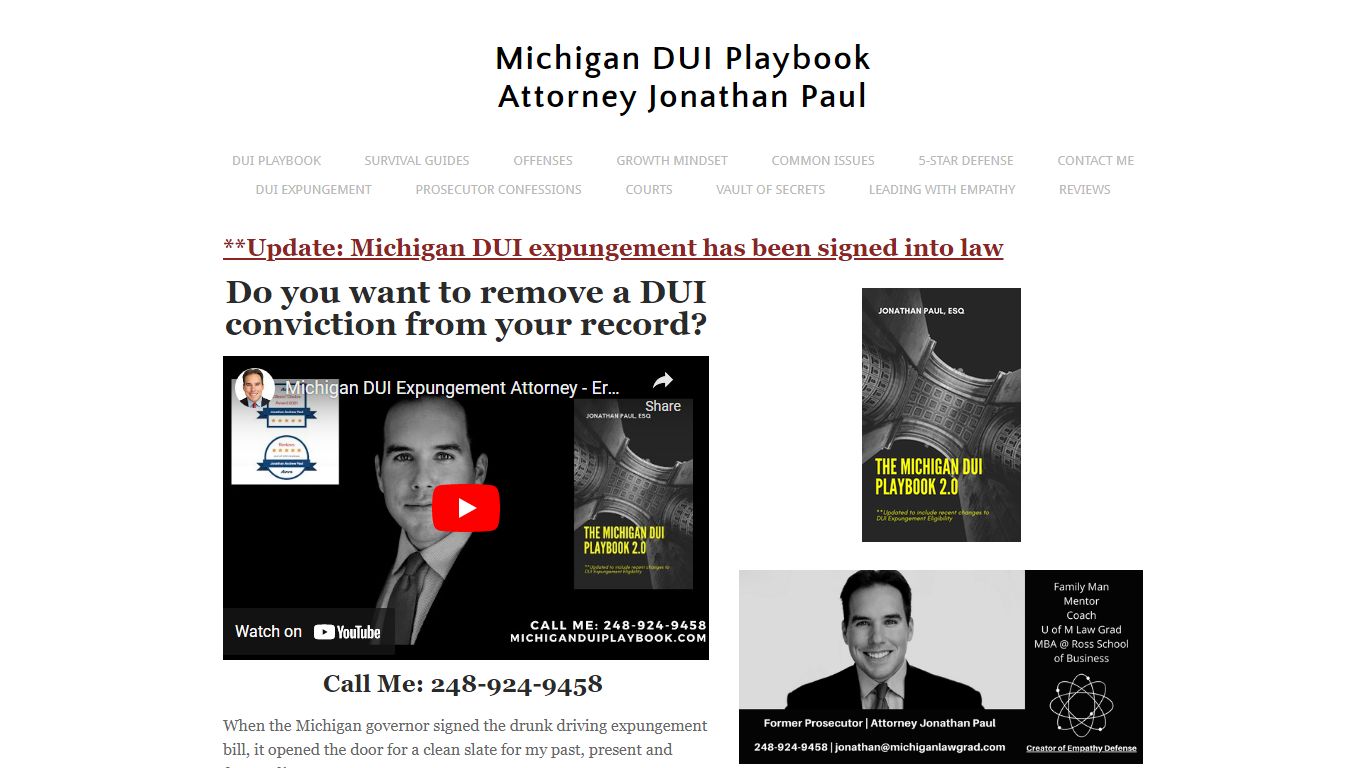 Do you want to remove a DUI conviction from your record?